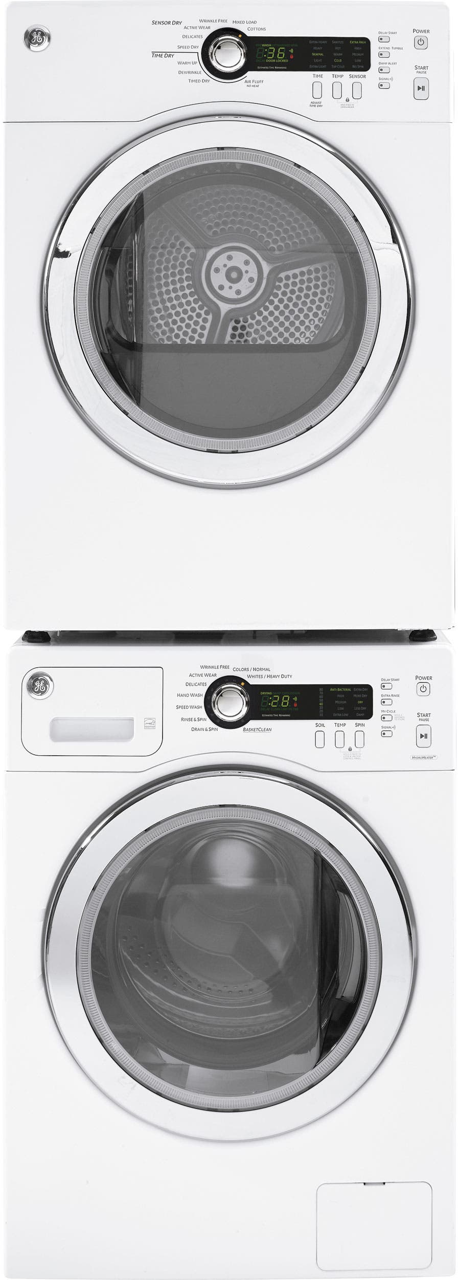 GE WCVH4800KWW White
