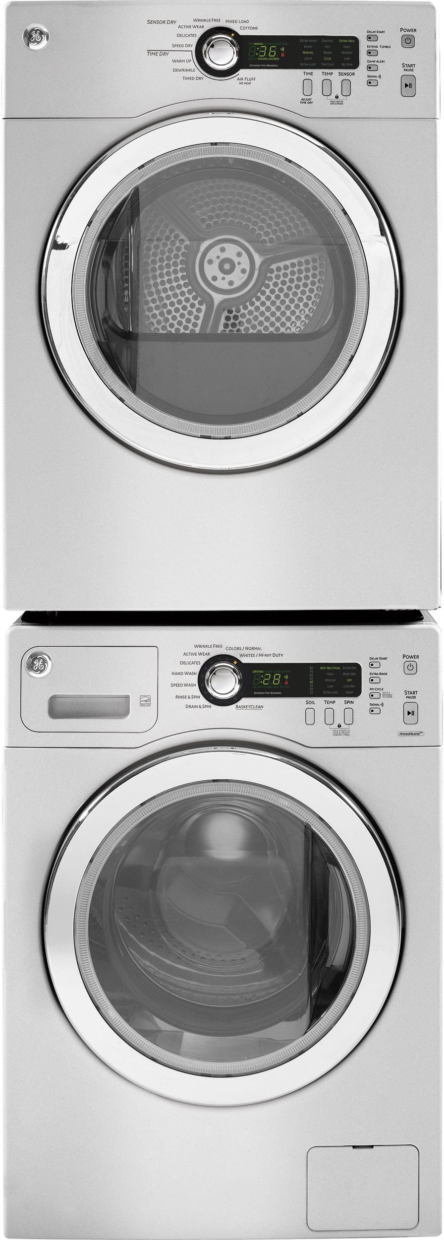 GE WCVH4815KMS Metallic Silver