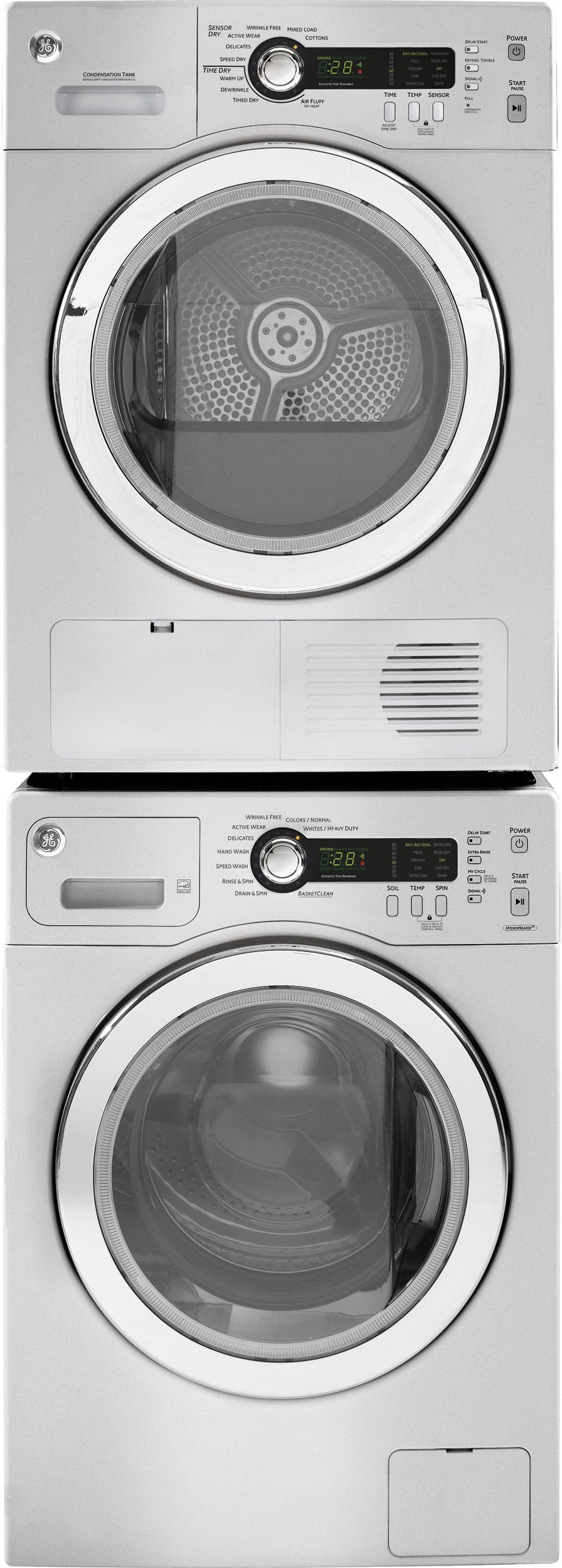 GE WCVH4815KMS Metallic Silver