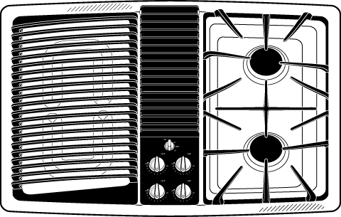 GE PGP990SENSS Stainless Steel