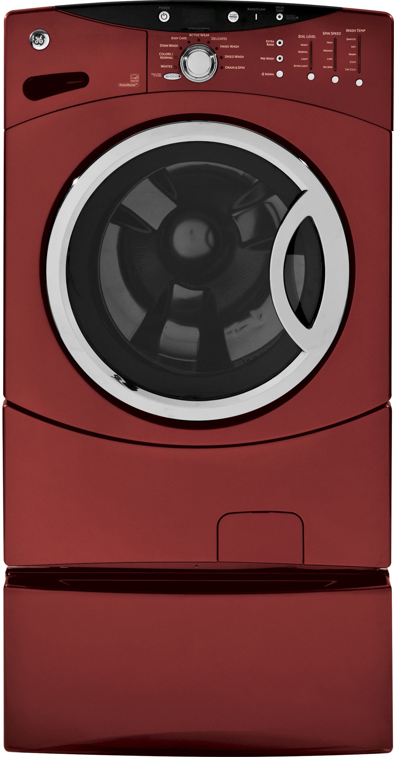 GE WCVH6800JMV Vermillion Red
