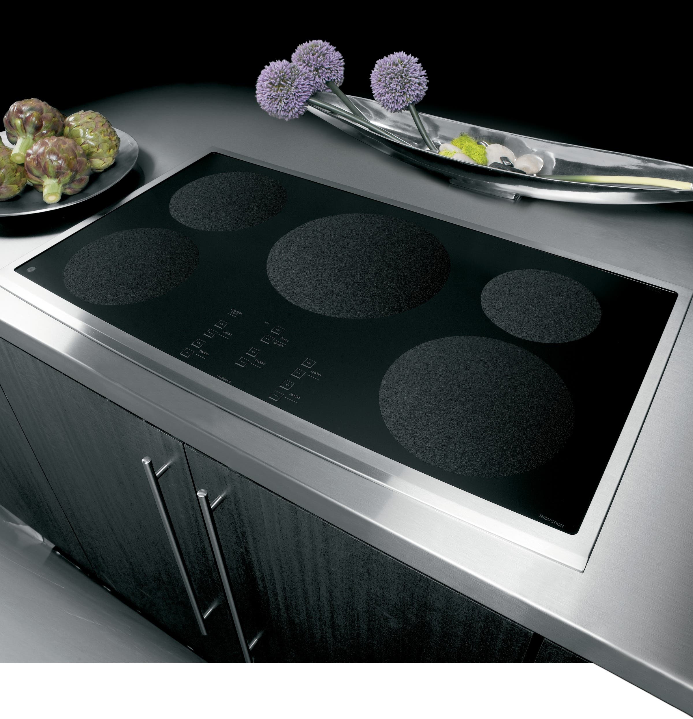 GE PHP960SMSS Black Surface with Stainless Steel Trim