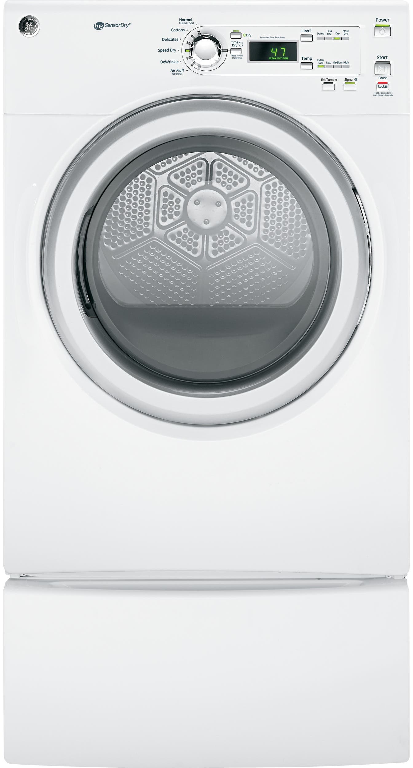 GE GFDN110EDWW White
