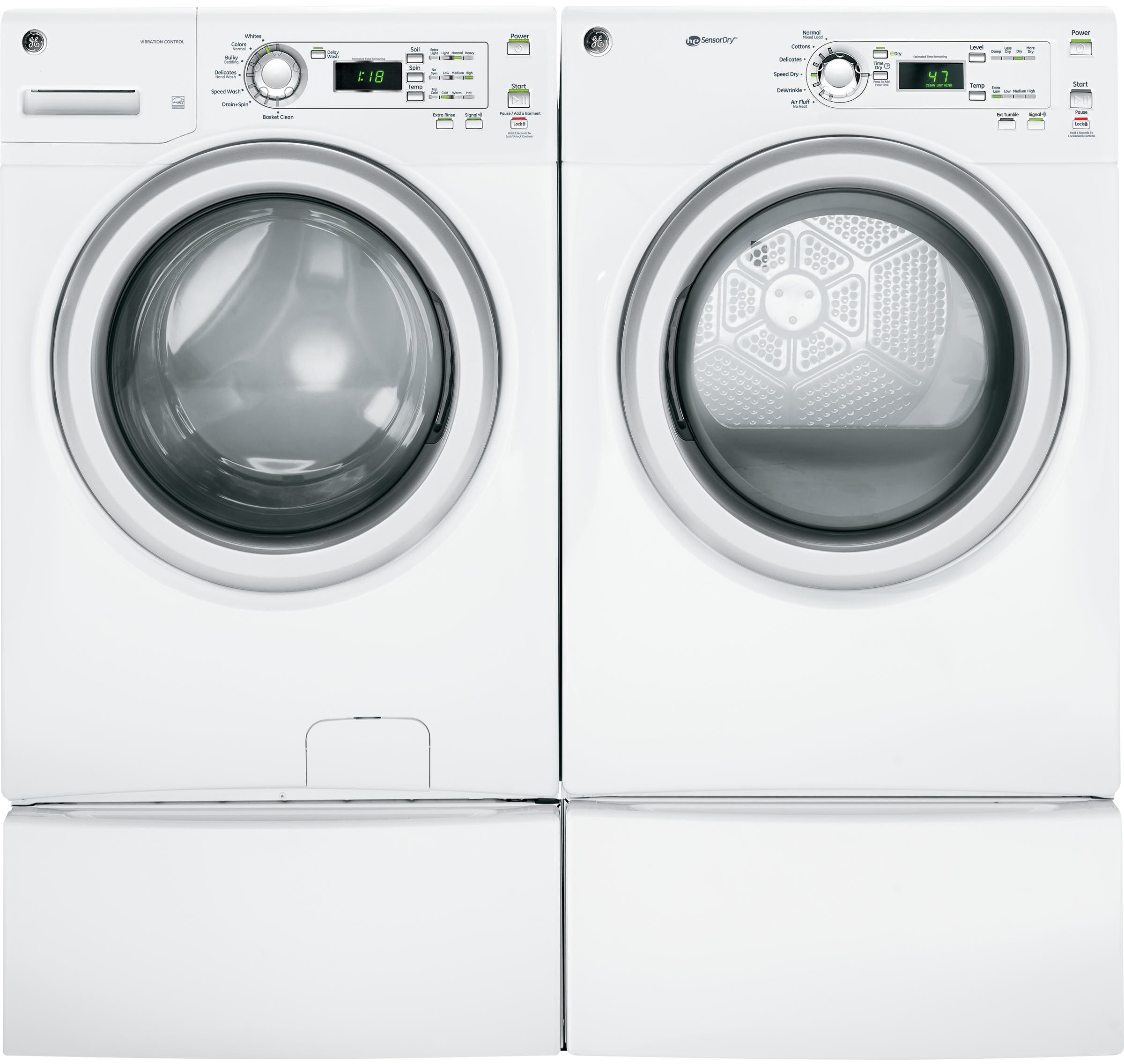 GE GFDN110EDWW White