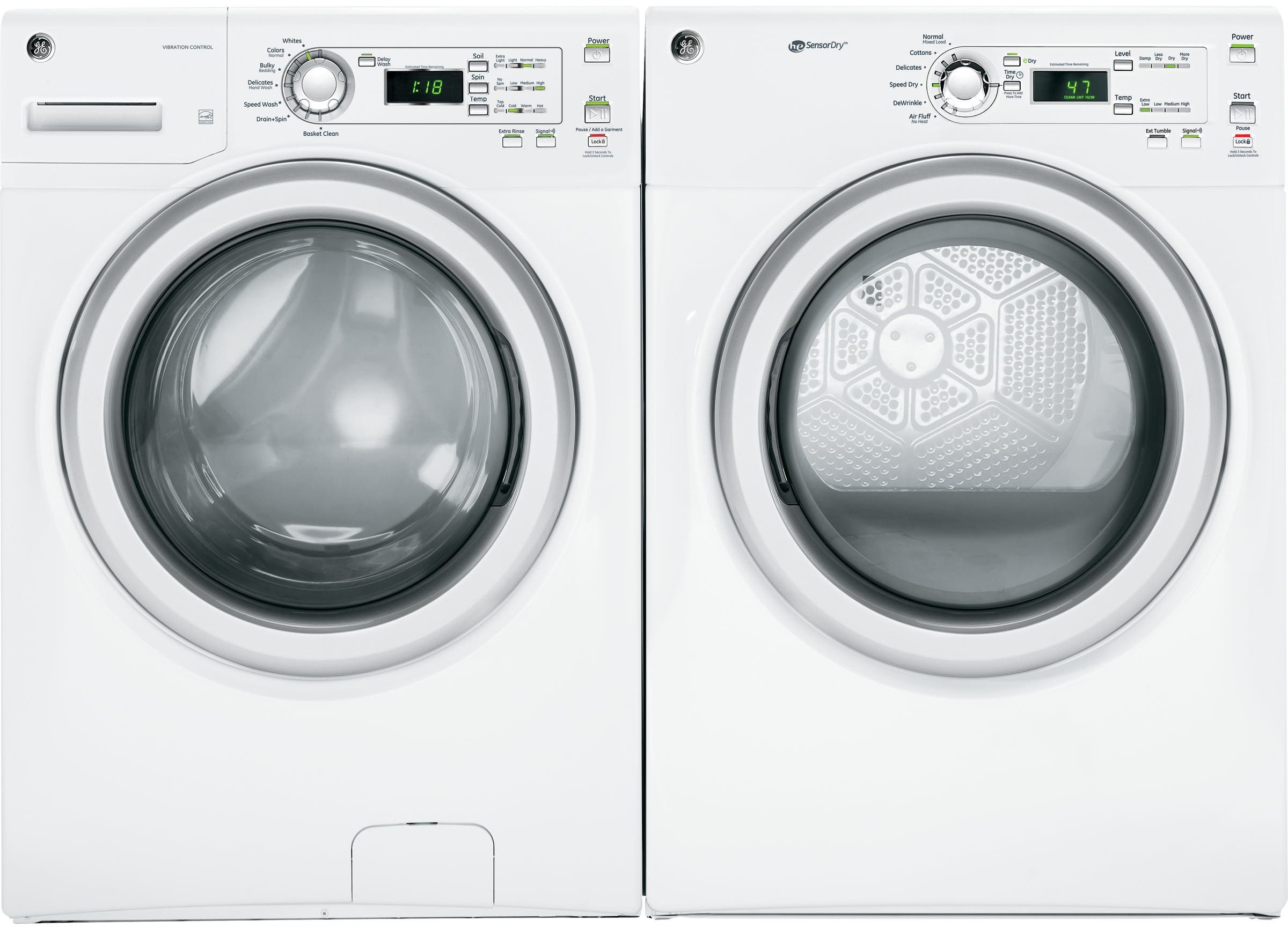 GE GFDN110EDWW White