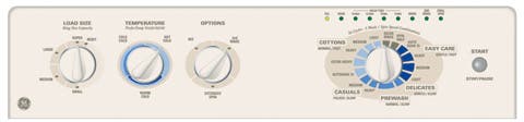 GE WHRE5260ECC Bisque on Bisque