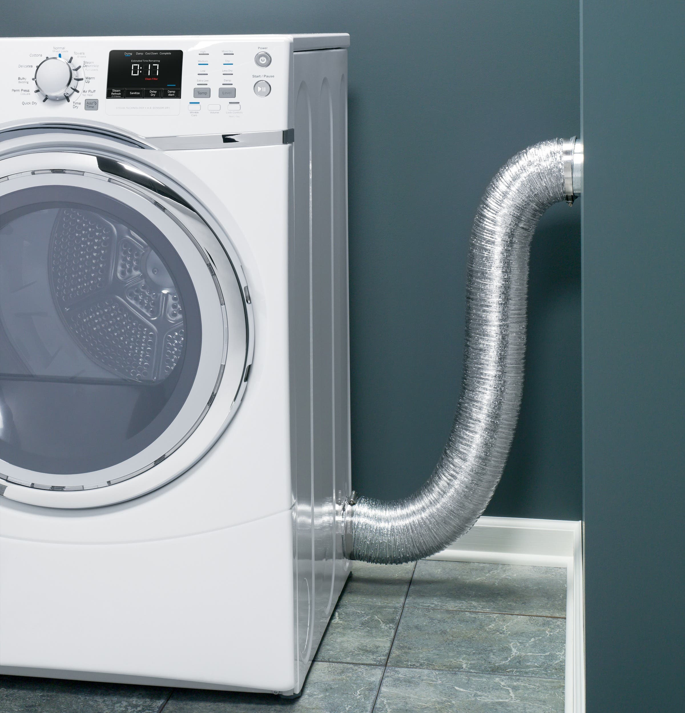 GE GFDN110EDWW White