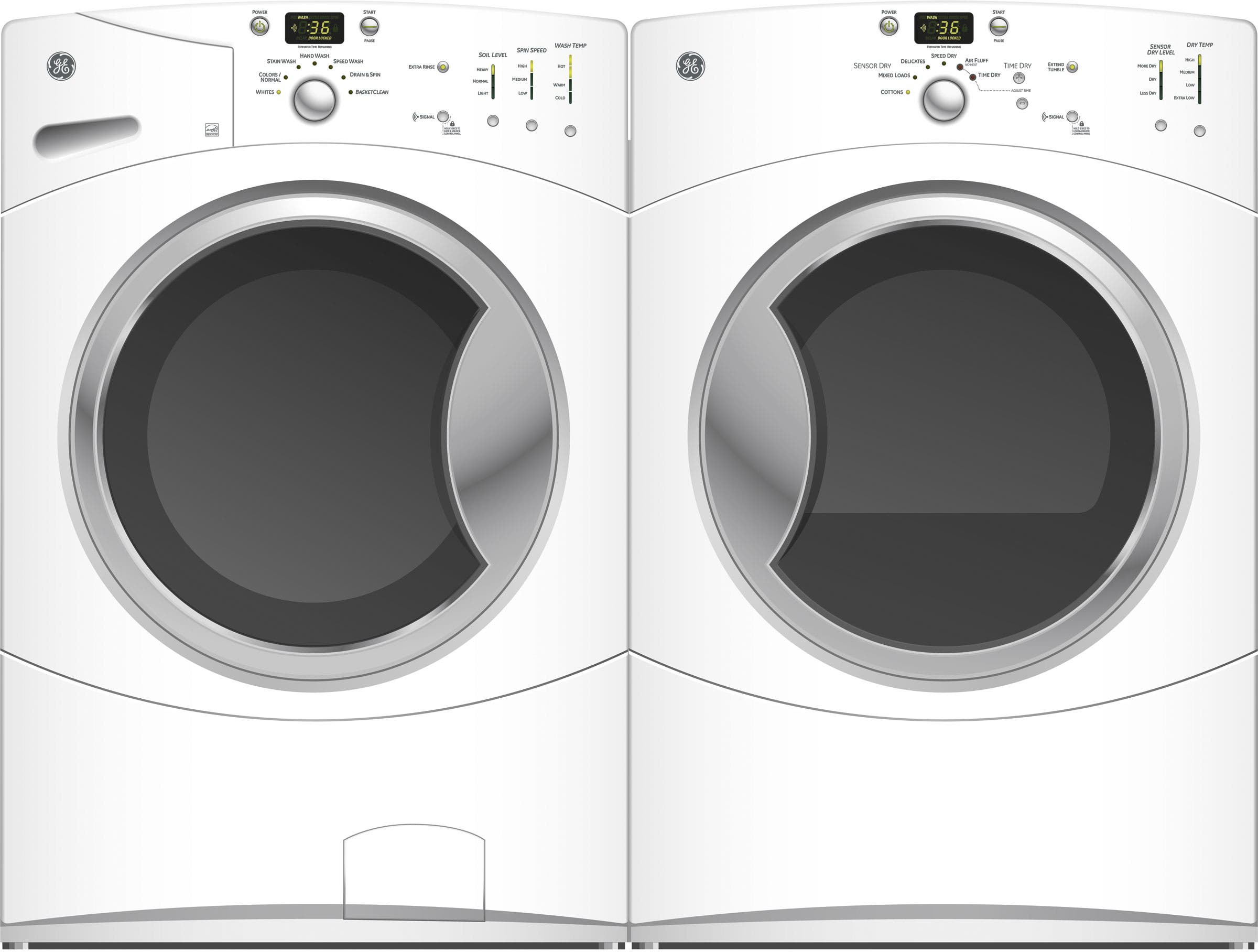 GE GFDN110ELWW White