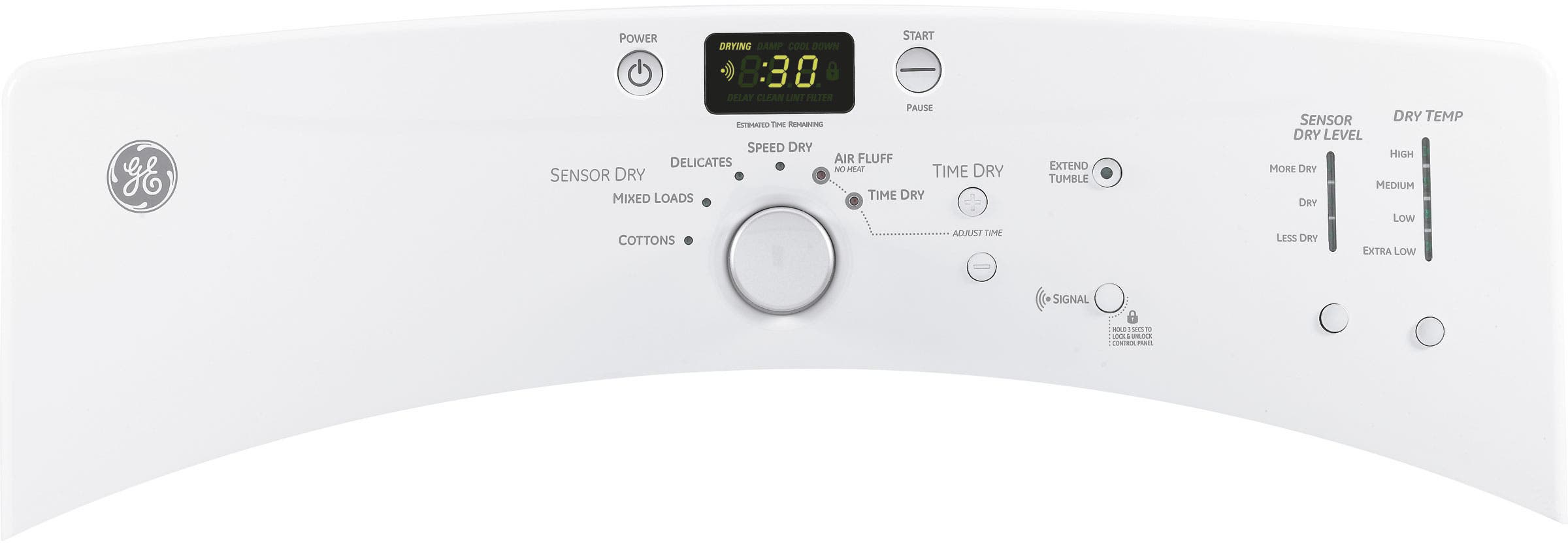 GE GFDN110ELWW White