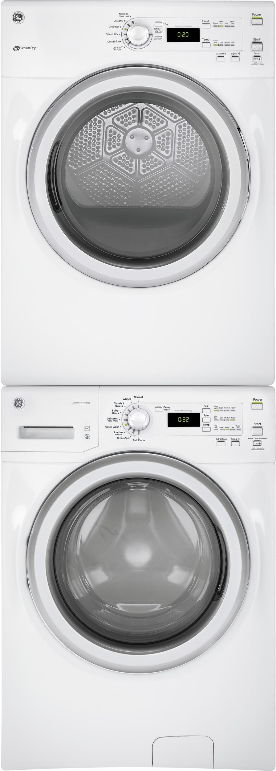 GE GFDN110GDWW White