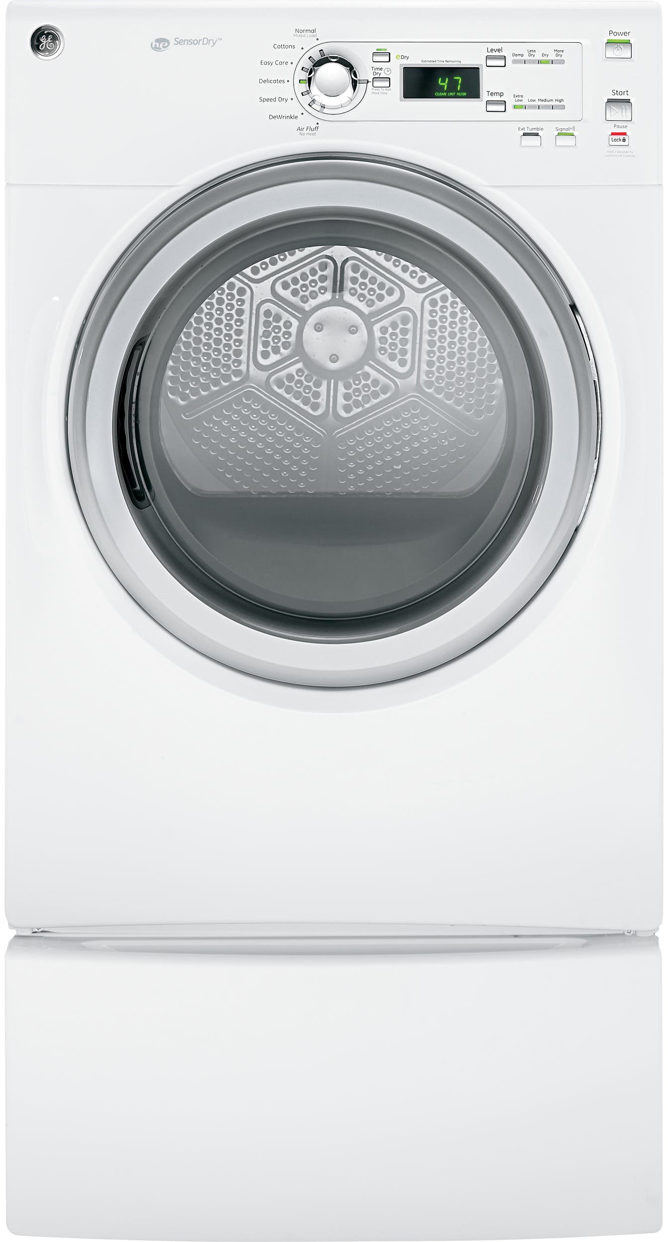 GE GFDN120EDWW 27 Inch 7.0 cu. ft. Electric Dryer