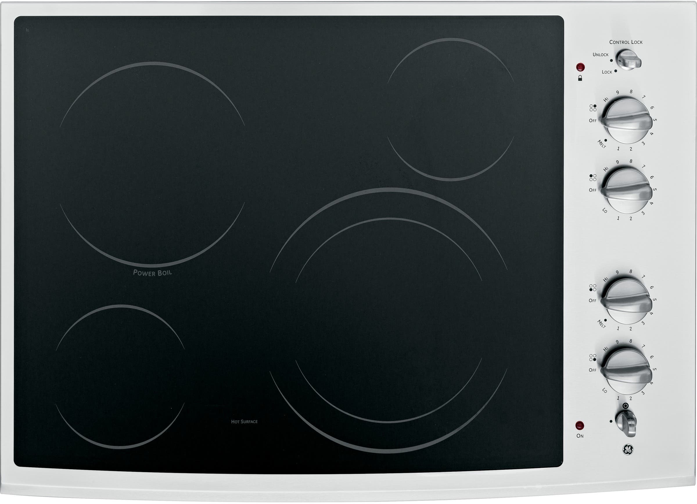 GE PP912SMSS Black Surface with Stainless Steel Trim