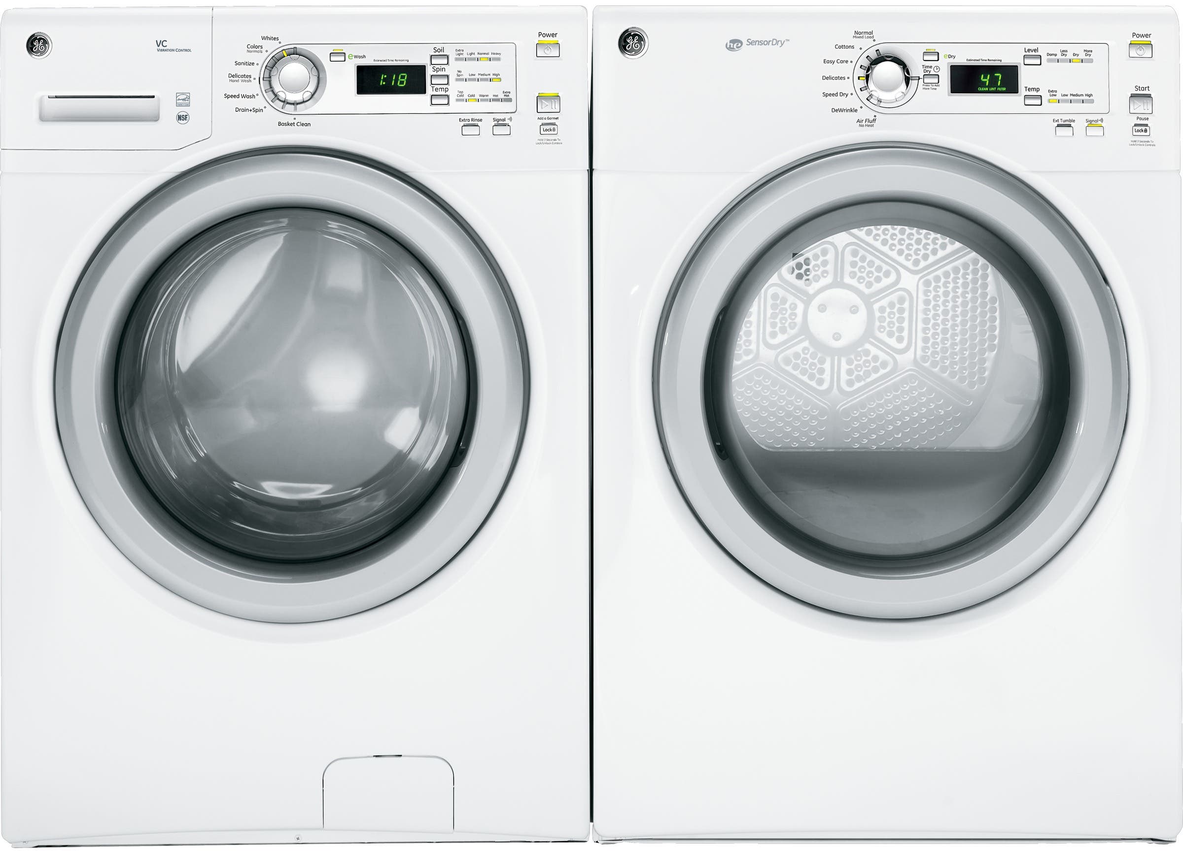 GE GFDN120EDWW 27 Inch 7.0 cu. ft. Electric Dryer