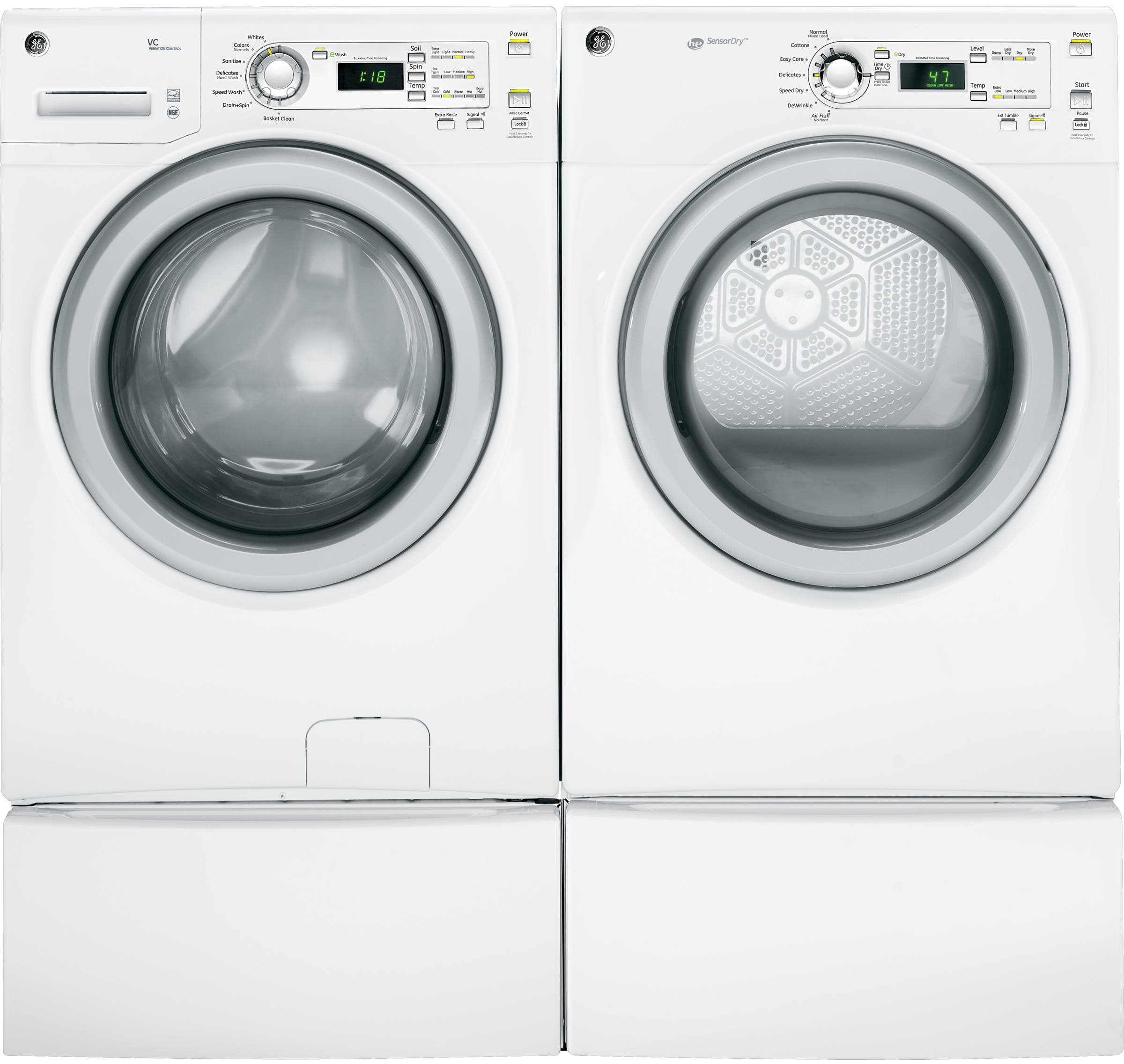 GE GFDN120EDWW 27 Inch 7.0 cu. ft. Electric Dryer
