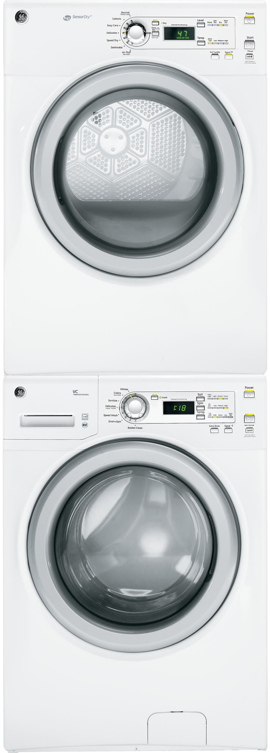 GE GFDN120EDWW 27 Inch 7.0 cu. ft. Electric Dryer
