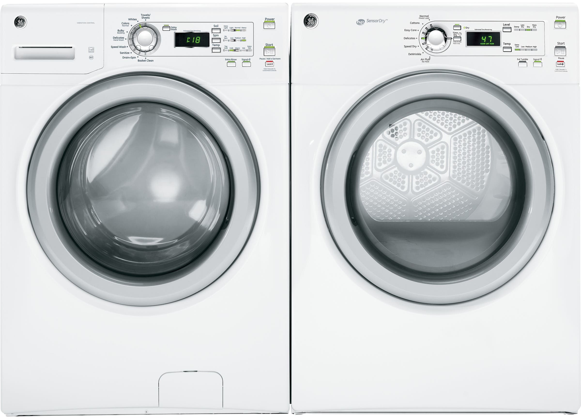 GE GFDN120EDWW 27 Inch 7.0 cu. ft. Electric Dryer