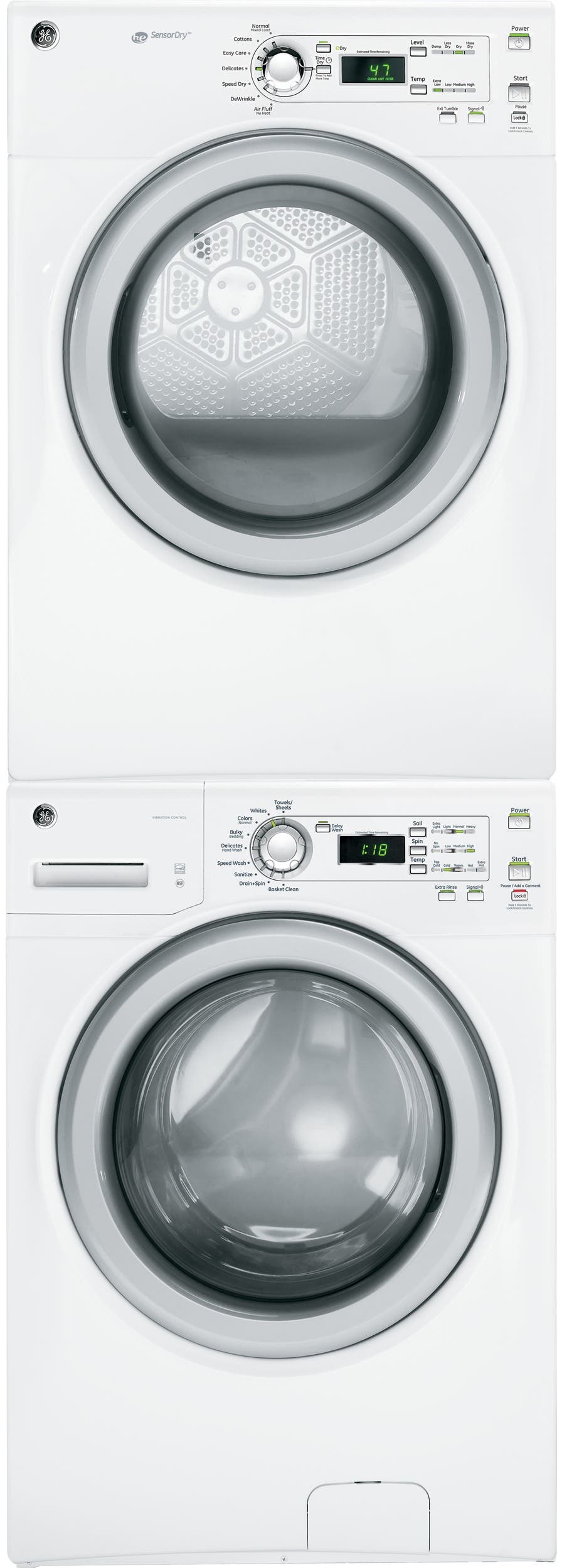 GE GFDN120EDWW 27 Inch 7.0 cu. ft. Electric Dryer