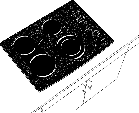 GE PP932BMBB Black