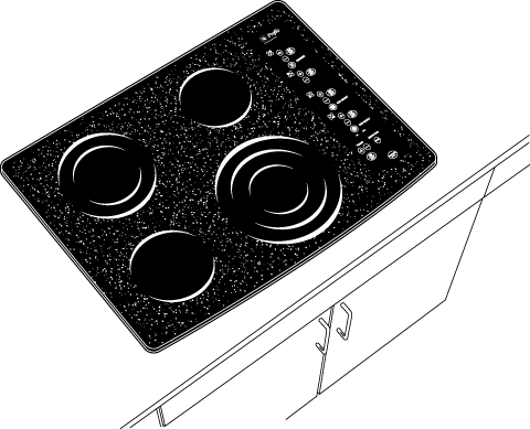 GE PP945BMBB Black