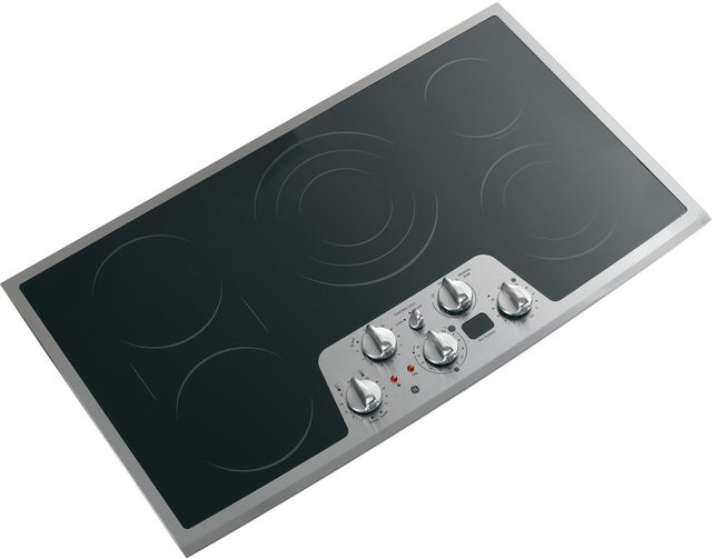 GE PP962SMSS 36" Smoothtop Electric Cooktop with 5 Ribbon Eleme...