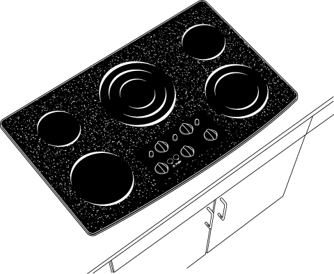 GE PP972BMBB Black
