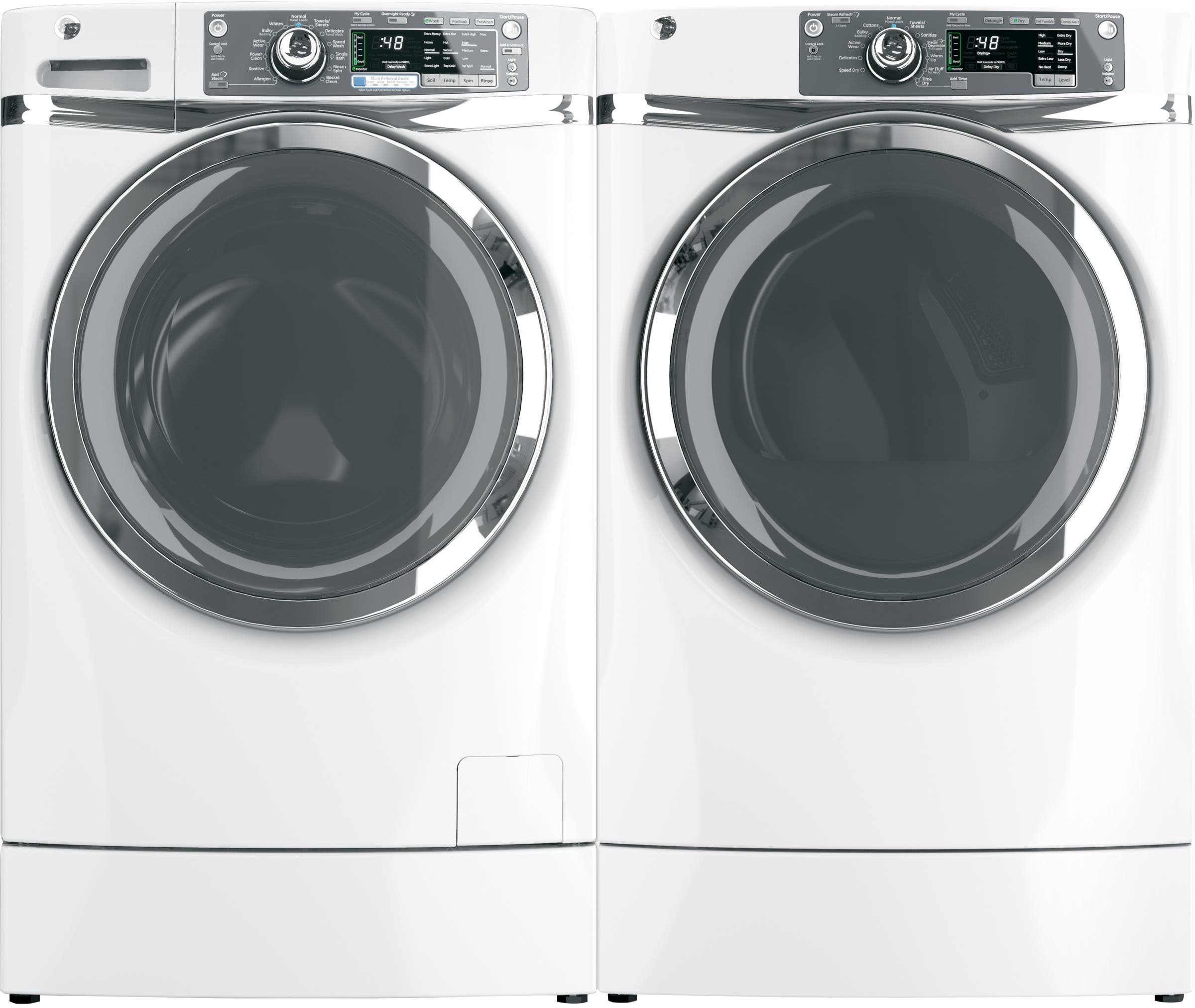 GE GFDR480EFWW White