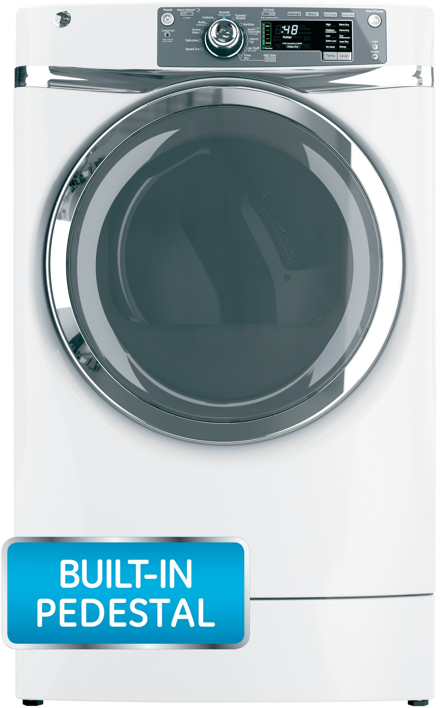 GE GFDR480EFWW White