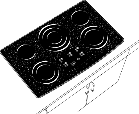 GE PP975BMBB Black