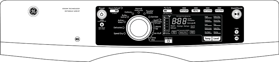 GE GFDR480GFWW White