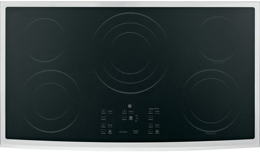 GE PP975SMSS 36" Smoothtop Electric Cooktop with 5 Ribbon Eleme...