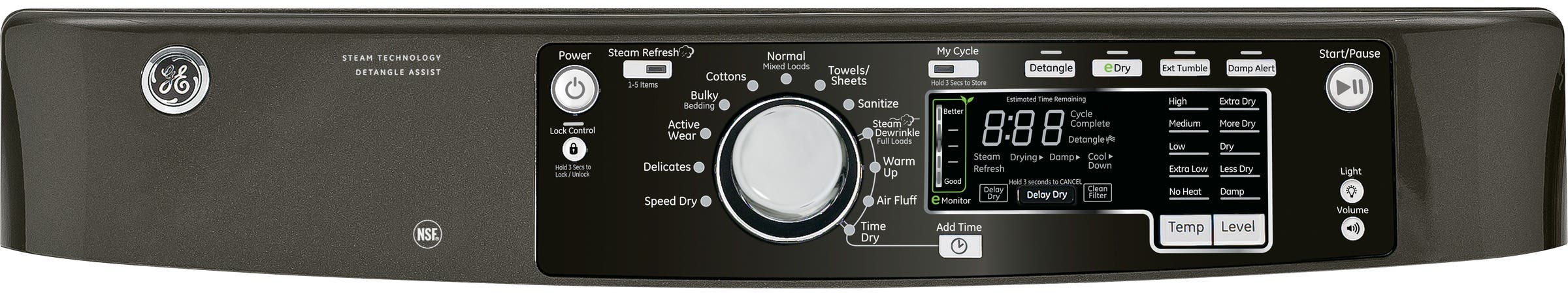 GE GFDR485EFMC Metallic Carbon