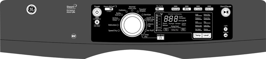 GE GFDR485EFMC Metallic Carbon