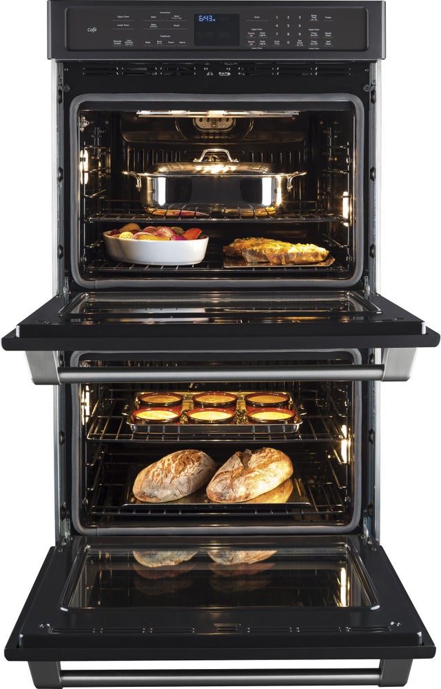 Cafe CT9550EKDS 30 Inch Built-In Double Wall Oven with Convection:...