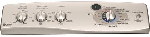 GE WPRE8100GWT Titainum on White