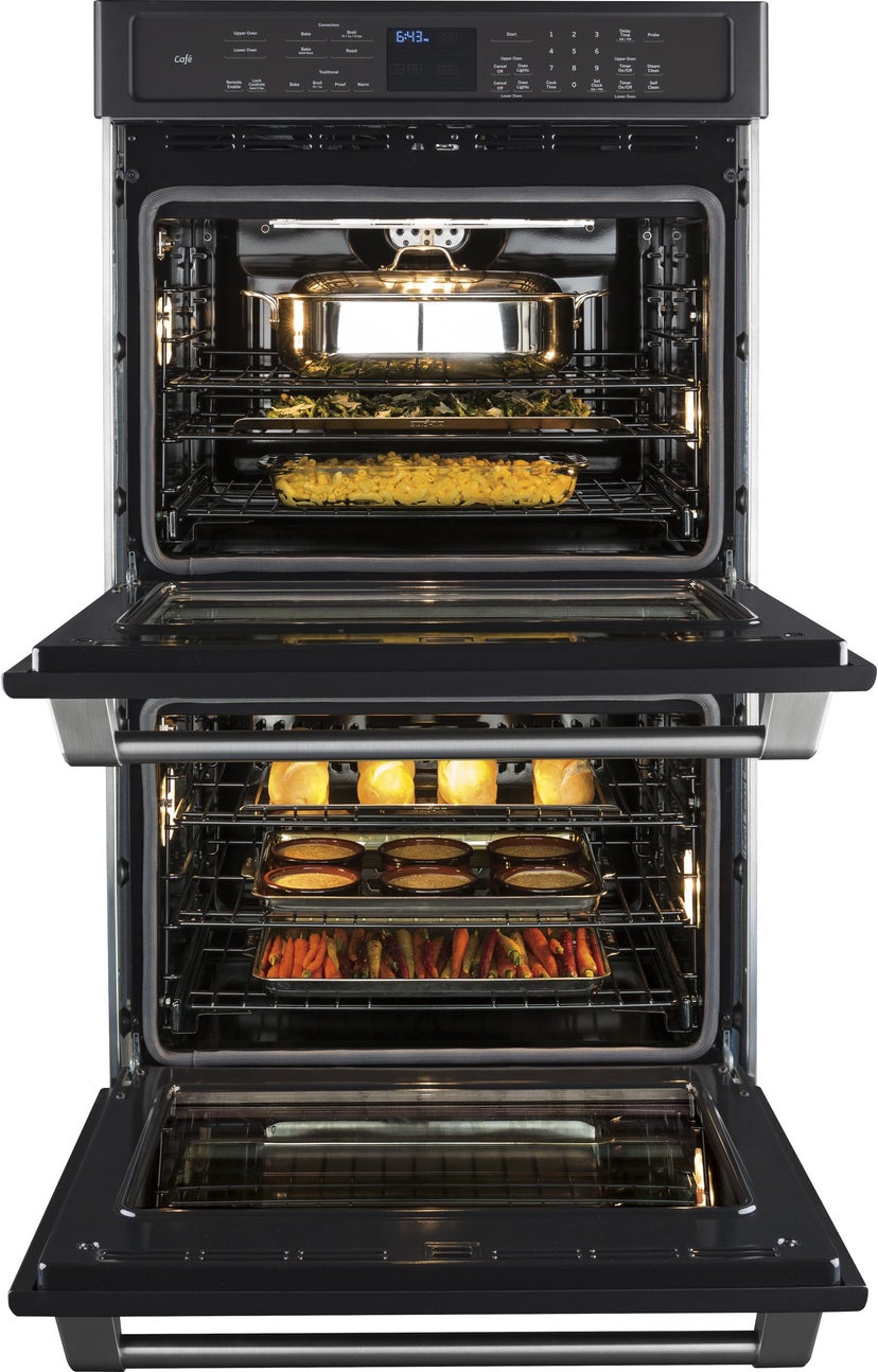 Cafe CT9550EKDS 30 Inch Built-In Double Wall Oven with Convection:...