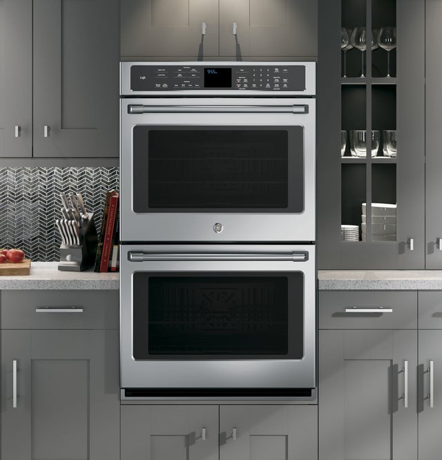Cafe CT9550SHSS 30 Inch Built-In Double Wall Oven with Convection:...