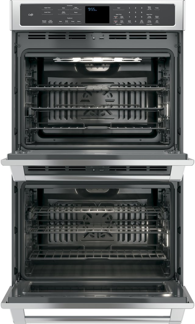 Cafe CT9550SHSS 30 Inch Built-In Double Wall Oven with Convection:...