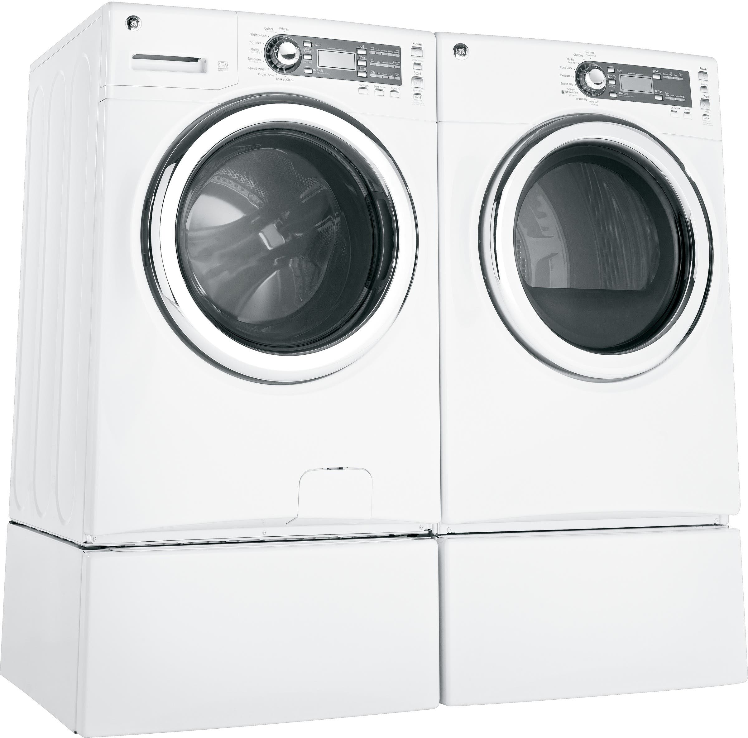 GE GFDS150EDWW 27" Front-Load Electric Dryer