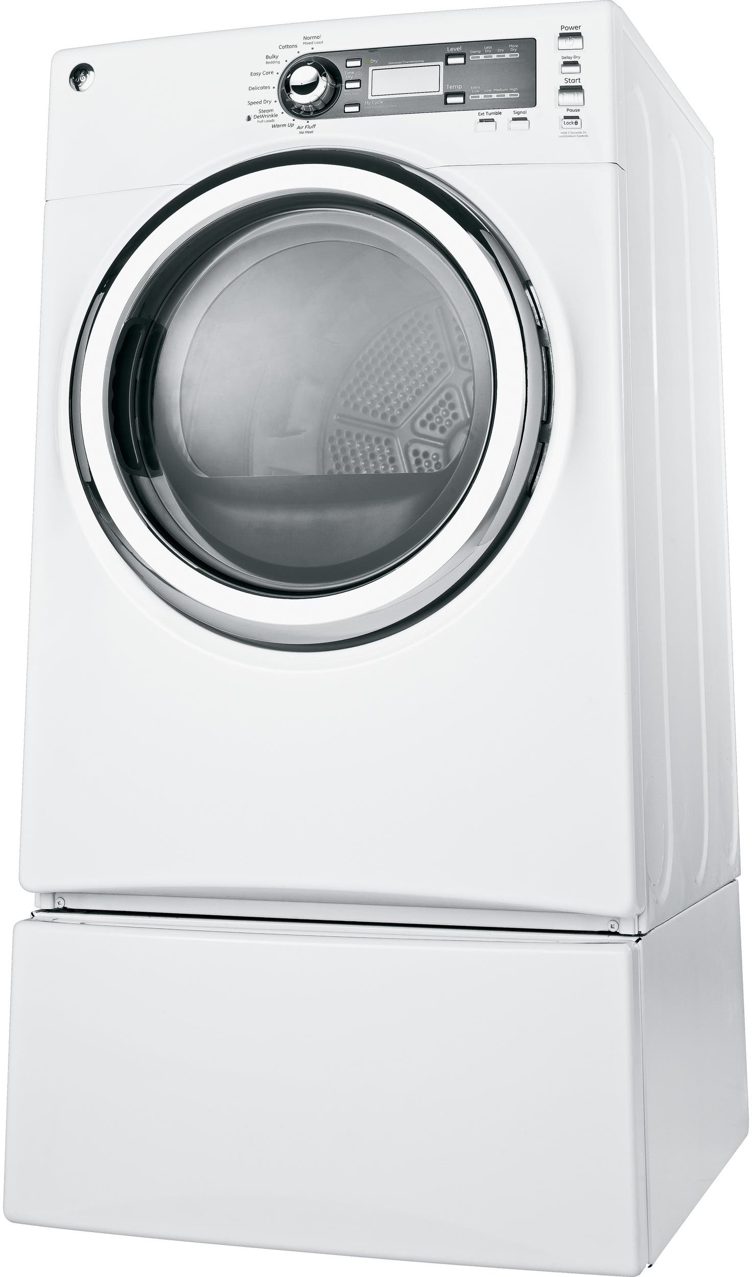 GE GFDS150EDWW 27" Front-Load Electric Dryer