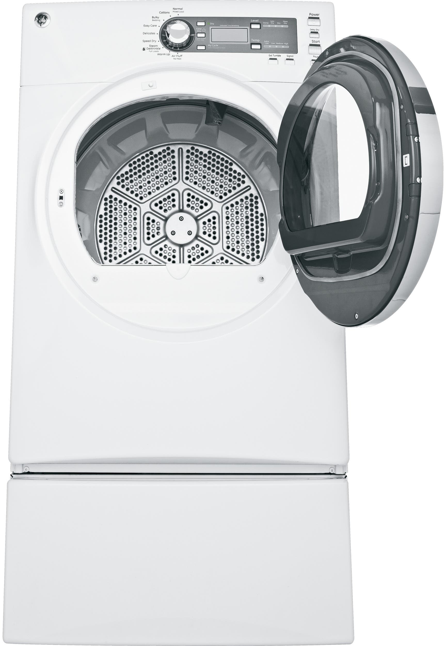 GE GFDS150EDWW 27" Front-Load Electric Dryer