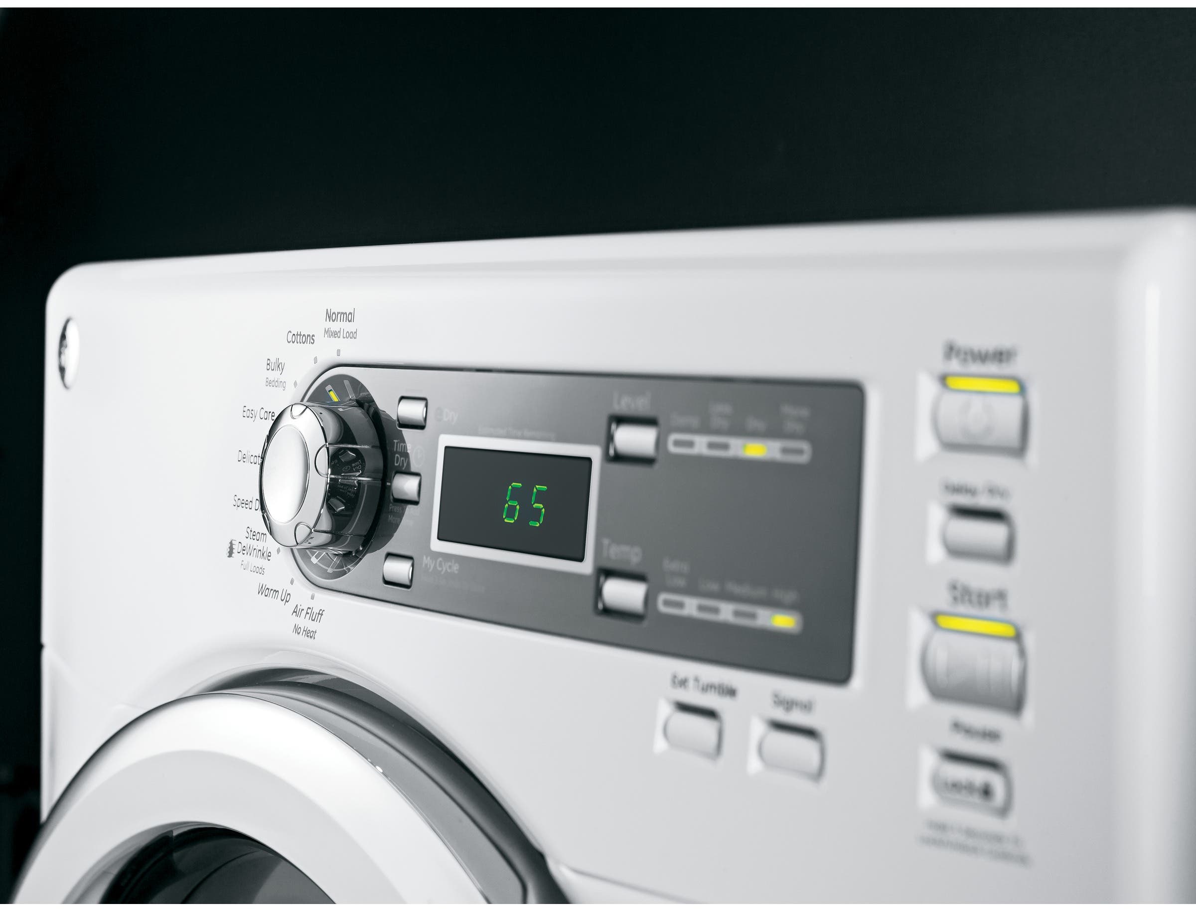 GE GFDS150EDWW 27" Front-Load Electric Dryer
