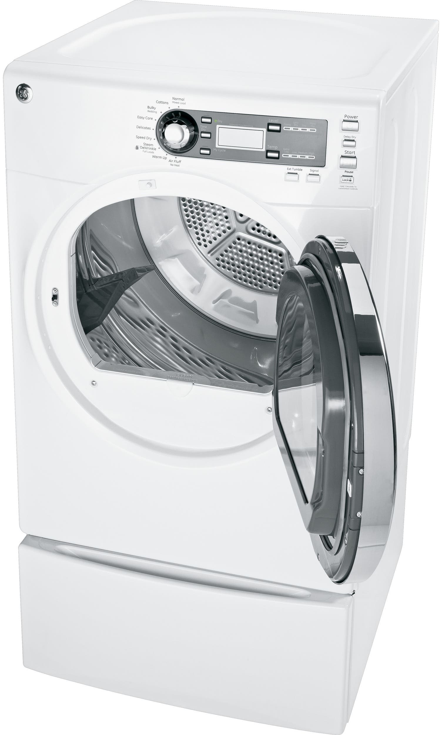 GE GFDS150GDWW 27" Front-Load Gas Dryer