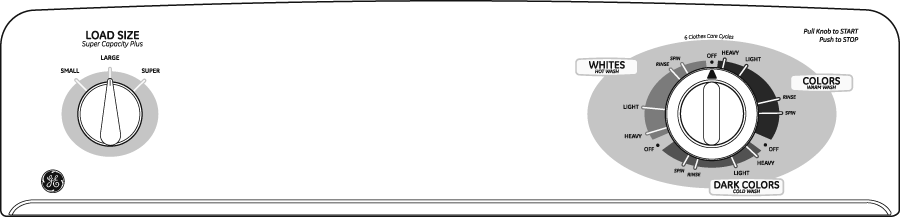 GE WVSR1060GWW White