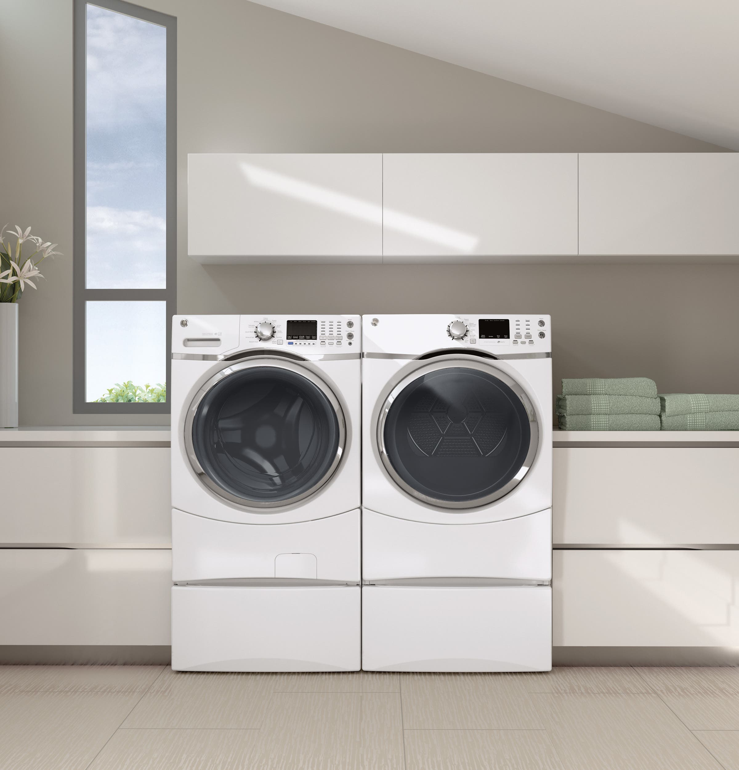 GE GFDS170GHWW White