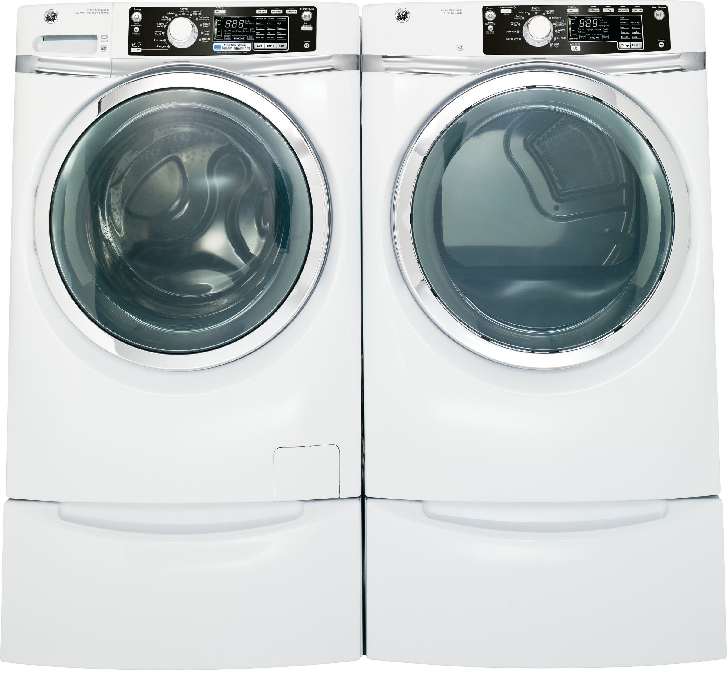 GE GFDS260GFWW White