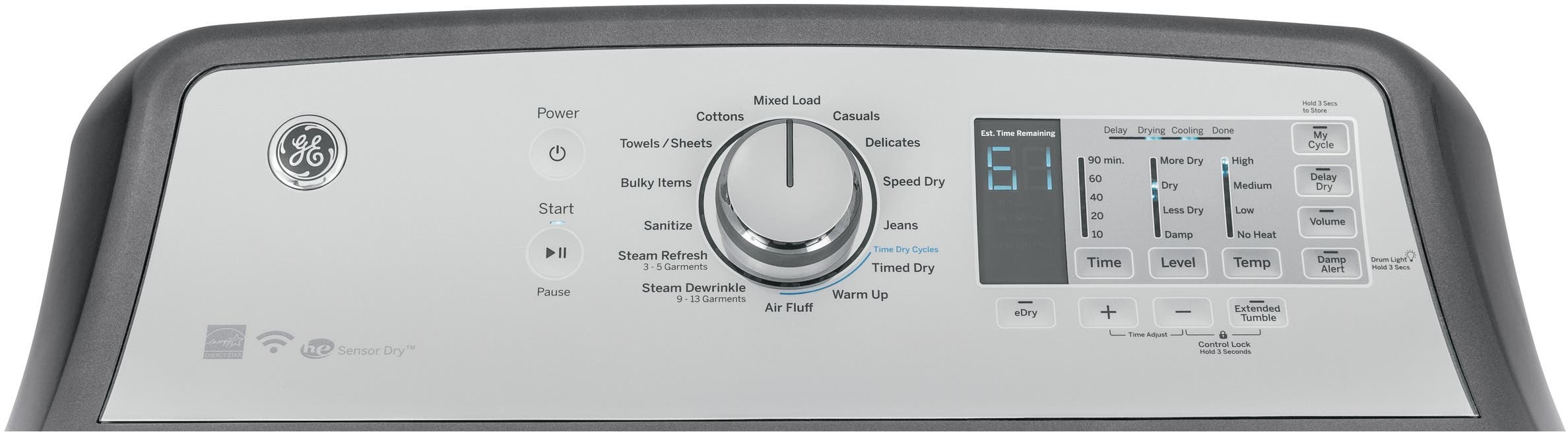 GE GTD75GCPLDG Diamond Gray