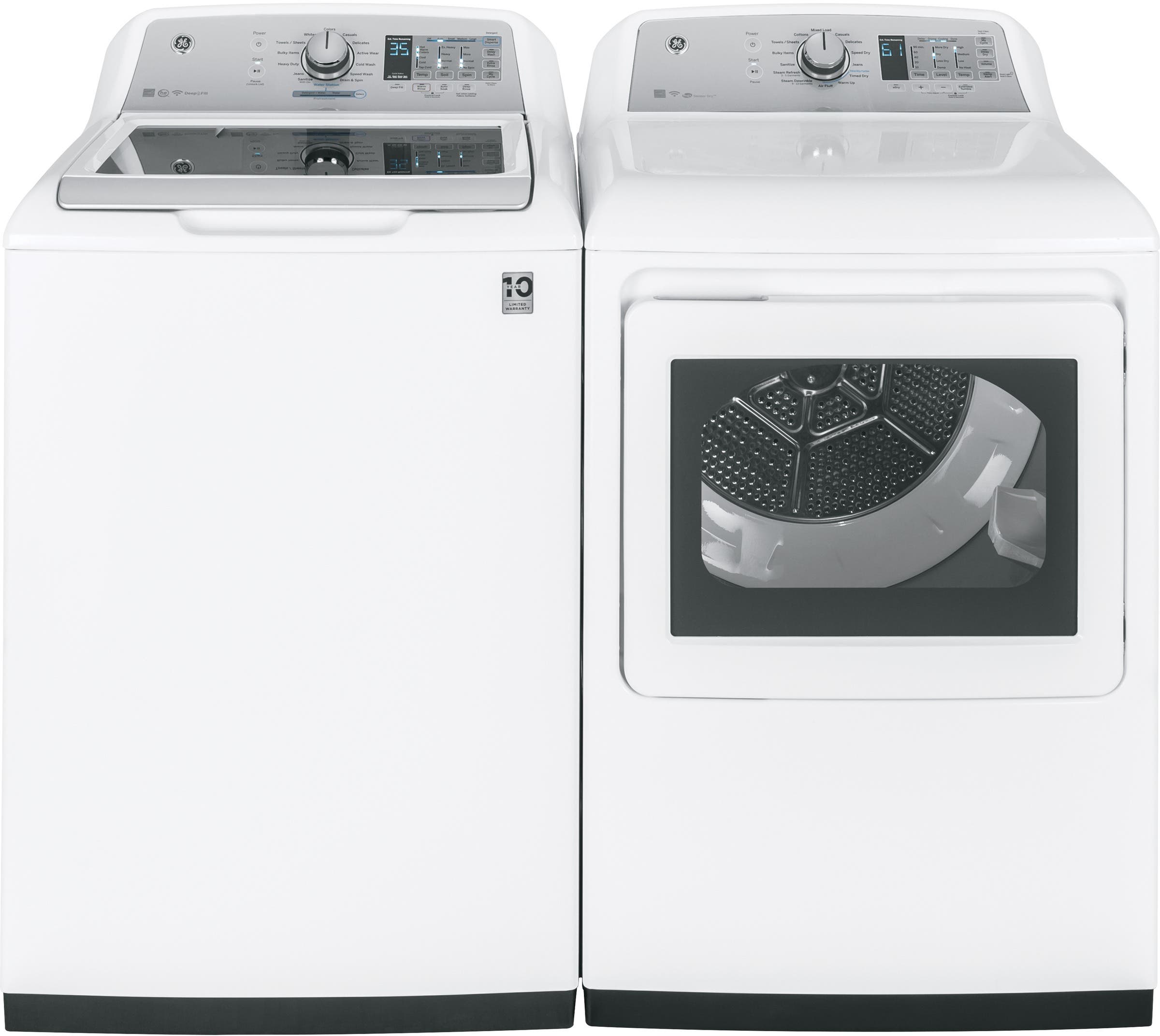 GE GTD75GCSLWS White with Silver