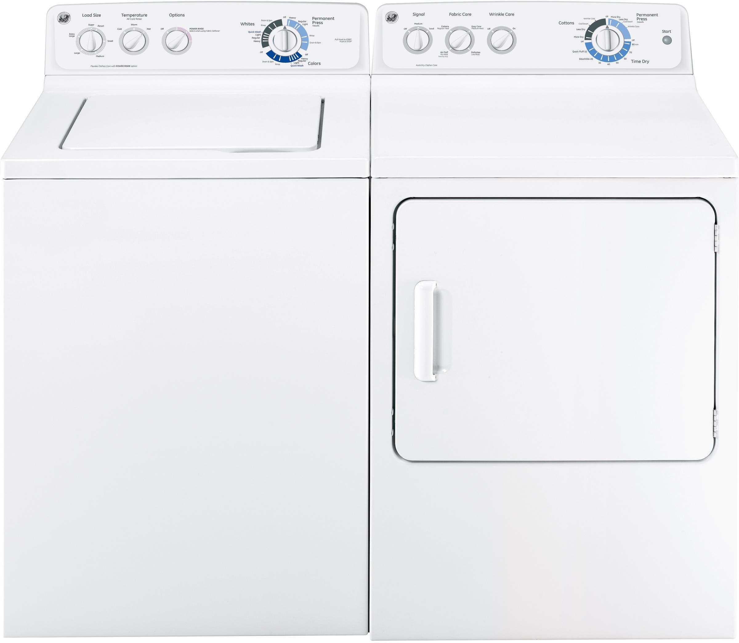 GE GTDL210GDWW White