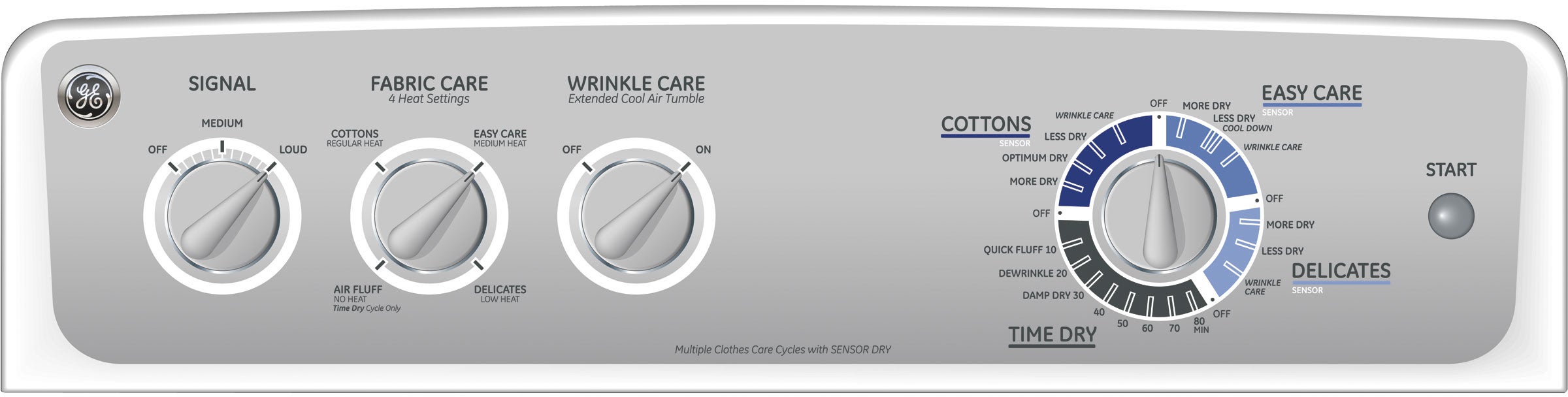 GE GTDN500EMWS Electric Dryer - Thumbnail 4