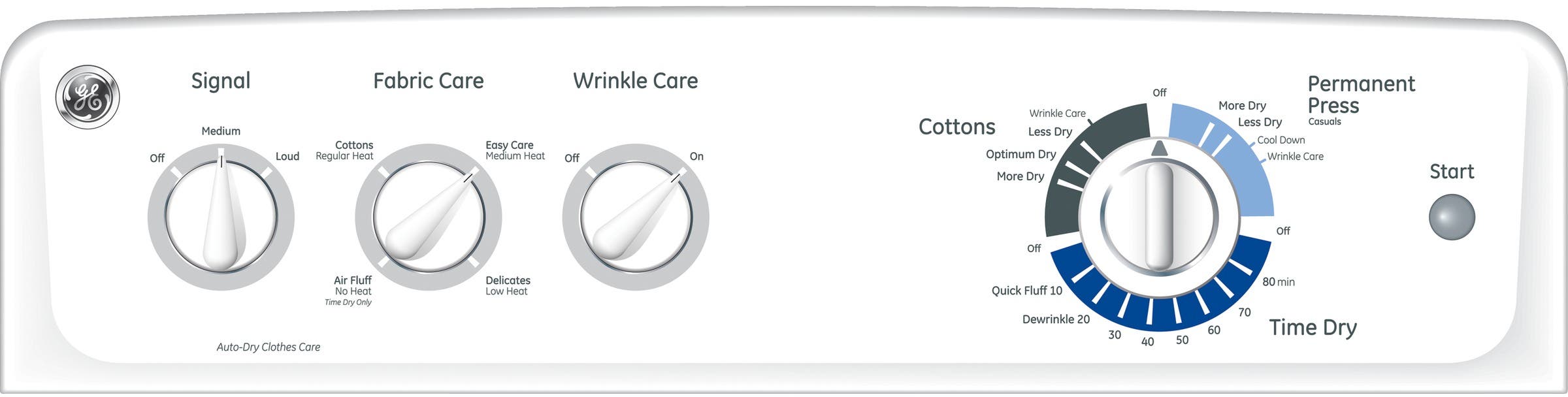 GE GTDP280GDWW White